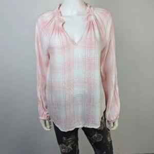 Pink Plaid Women's Top